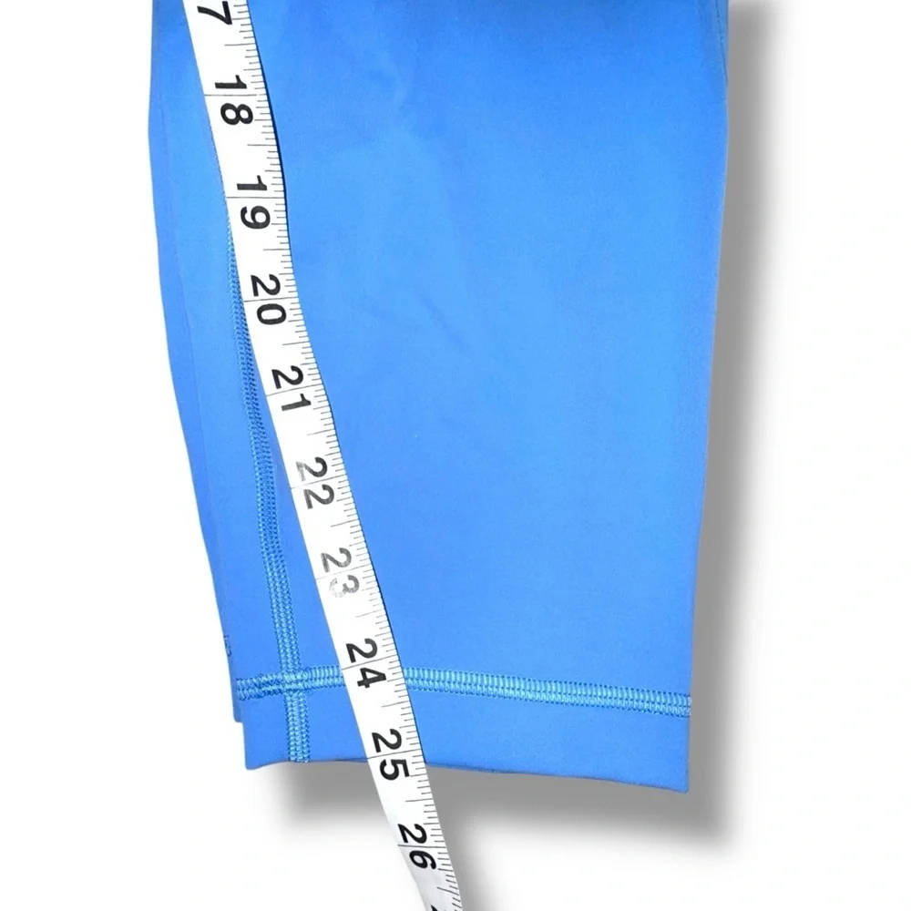 NWT LULULEMON Wunder Train Mesh Panel High-Rise Leggings 25” - Pool Blue 14